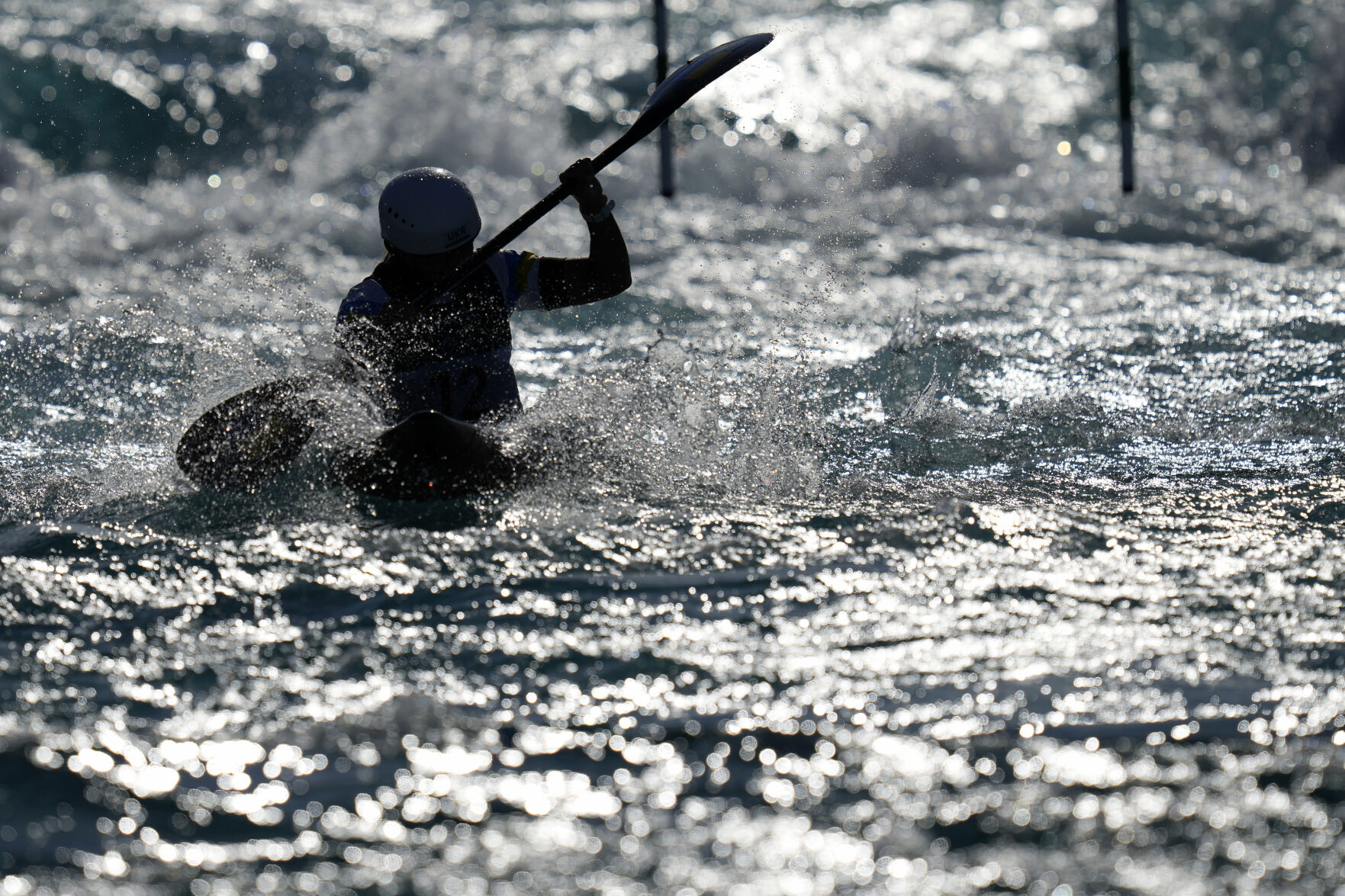 APTOPIX Tokyo Olympics Canoe Slalom